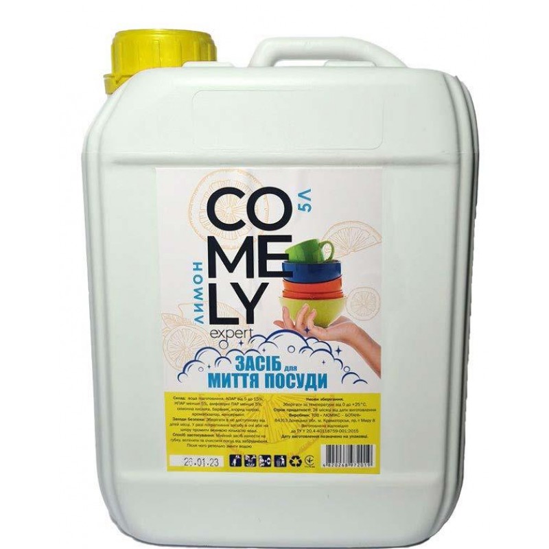 Засіб для миття посуду COMELY 5л